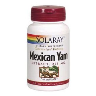 Mexican Yam 275 mg. Solaray - 60 cápsulas