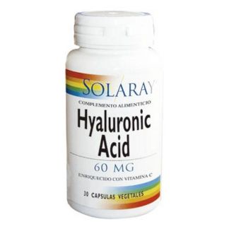 Ácido Hialurónico Solaray - 30 cápsulas