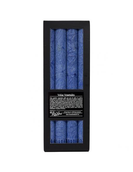 Vela de Cera de Palma Azul Kenzerfarm - 4 unidades