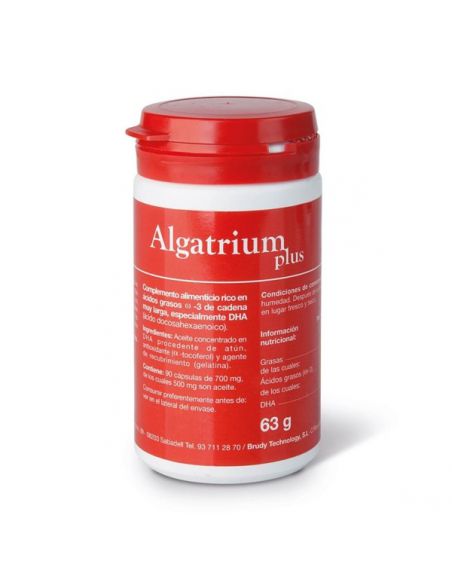 Algatrium Plus 350 mg. DHA Brudy Technology - 90 perlas