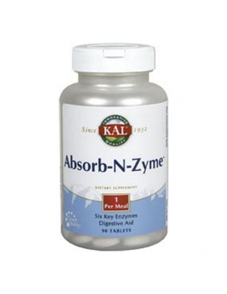 Absorb-N-Zyme Kal - 90 comprimidos