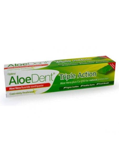 Dentífrico Aloe Vera con Flúor Optima - 100 ml.