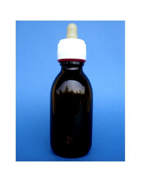 Frasco Cuentagotas De Vidrio Topacio - 100 ml.