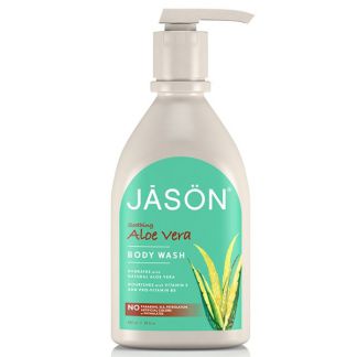 Gel de Ducha de Aloe Vera Calmante Jásön - 887 ml.