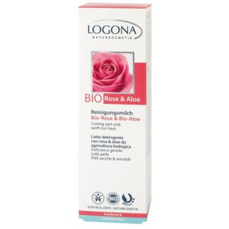 Leche Limpiadora Rosas & Aloe Bio Logona - 125 ml.