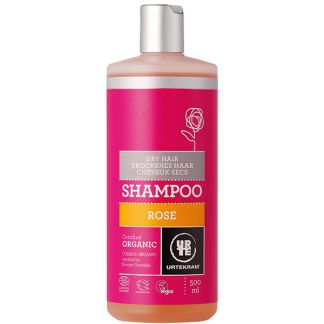 Champú de Rosa Cabello Seco Urtekram - 500 ml.