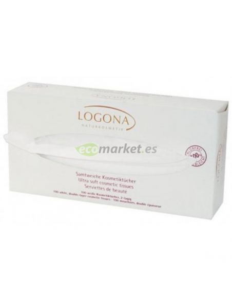 Pañuelos de Papel Secos Logona- 100 unidades