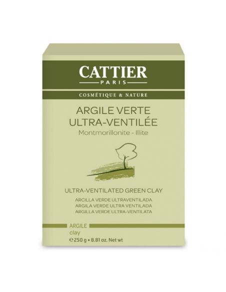 Arcilla Verde Ultra-Ventilada Cattier - 250 gramos
