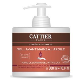 Gel de Manos con Arcilla de Ciruela y Melocotón Cattier - 300 ml.