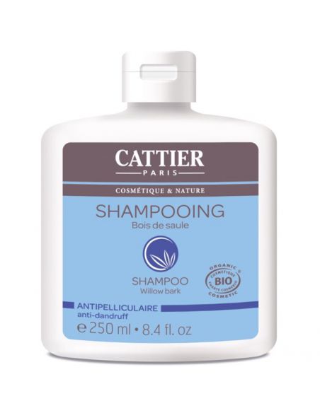 Champú Anticaspa con Corteza de Sauce Cattier - 250 ml.