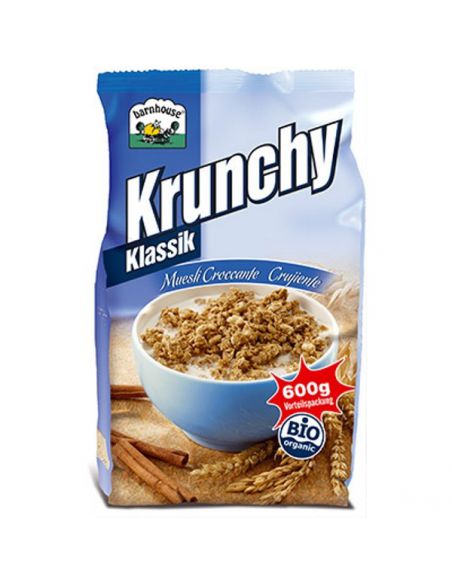 Muesli Krunchy Classic Bio Barnhouse - 600 gramos