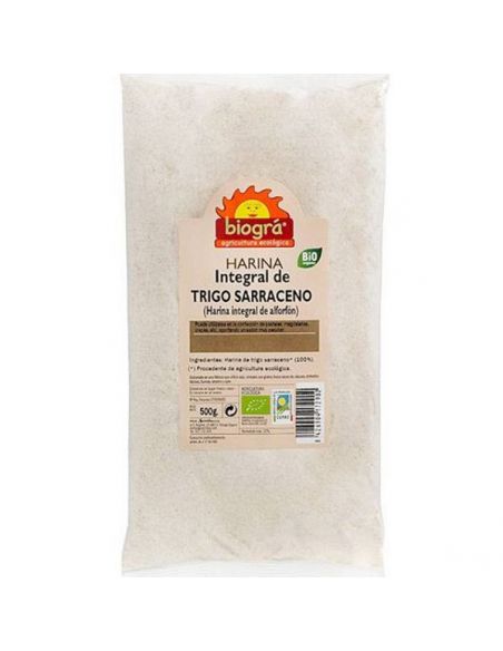 Harina de Trigo Sarraceno Integral Bio Biográ - 500 gramos