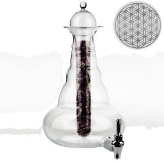 Jarra Universe Vitalizadora Flor de la Vida Platino Nature's Design - 10 litros