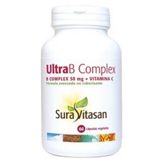 Ultra B Complex + Vitamina C Sura Vitasan - 60 cápsulas