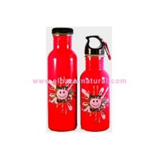 Botella Happy Water Roja - 500 ml.