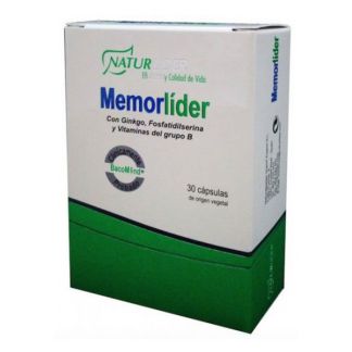 Memorlíder Naturlíder - 30 cápsulas