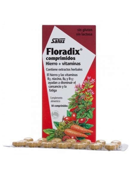Floradix Hierro + Vitaminas Salus - 84 comprimidos