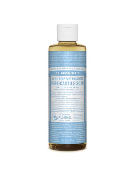Jabón de Castilla Líquido Bebés-Neutro Dr. Bronner´s - 236 ml.