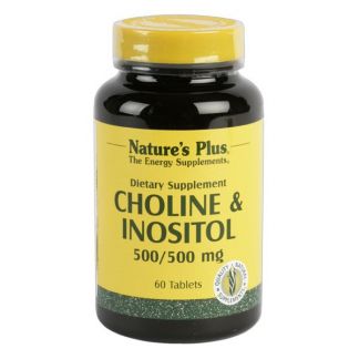 Colina & Inositol 500 mg. Nature's Plus - 60 comprimidos
