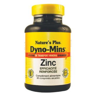 Dyno-Mins Zinc Nature's Plus - 60 comprimidos