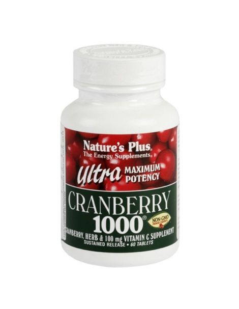 Ultra Cranberry 1000 (Arándano Rojo) Nature's Plus - 120 comprimidos