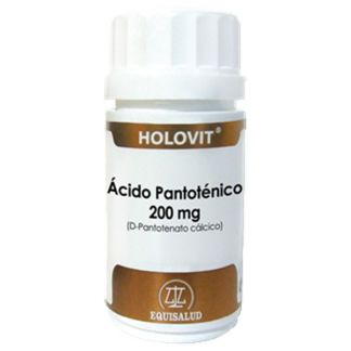 Holovit Ácido Pantoténico (D-Pantotenato Cálcico) Equisalud - 180 cápsulas