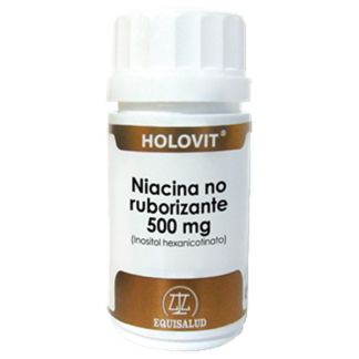 Holovit Niacina No Ruborizante (Inositol Hexanicotinato) Equisalud - 180 cápsulas