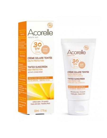 Crema Facial Color Doré SPF 30 Acorelle - 50 ml.