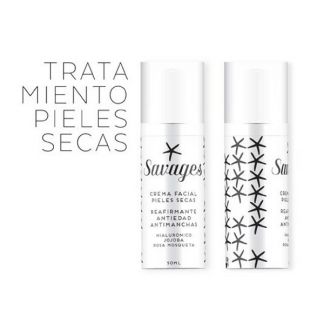 Crema Facial Pieles Secas Antiedad Savages - 50 ml.