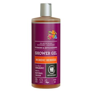 Gel de Baño Frutos Rojos Nórdicos Urtekram - 500 ml.