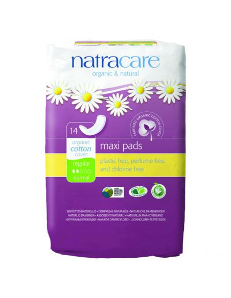 Compresa Regular Maxi Natracare - 14 unidades