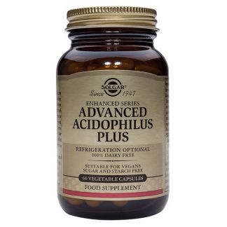 40 Plus Acidophilus Avanzado Solgar - 120 cápsulas