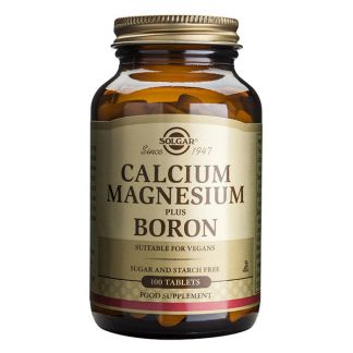 Calcio - Magnesio - Boro Solgar - 100 comprimidos