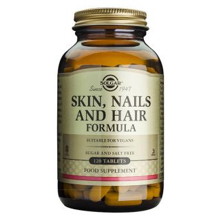 Fórmula Pelo, Piel y Uñas Solgar - 120 comprimidos