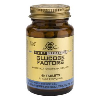GS Glucose Factors Solgar - 60 comprimidos