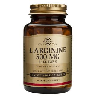 L-Arginina 500 mg. Solgar - 50 cápsulas