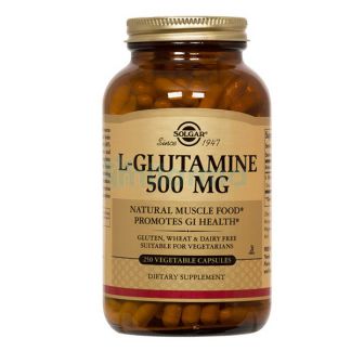 L-Glutamina 500 mg. Solgar - 250 cápsulas