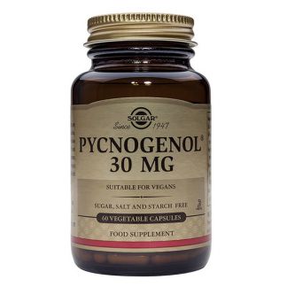 Pino 30 mg. Pycnogenol Solgar - 30 cápsulas