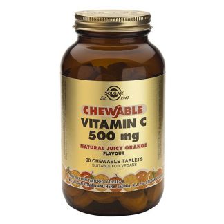 Vitamina C 500 mg. Naranja Solgar - 90 comprimidos