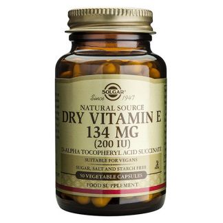 Vitamina E Seca 134 mg. (200 UI) Solgar - 50 cápsulas