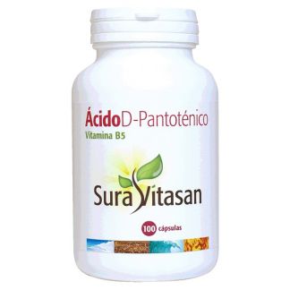 Ácido D-Pantoténico 500 mg. Sura Vitasan - 100 cápsulas