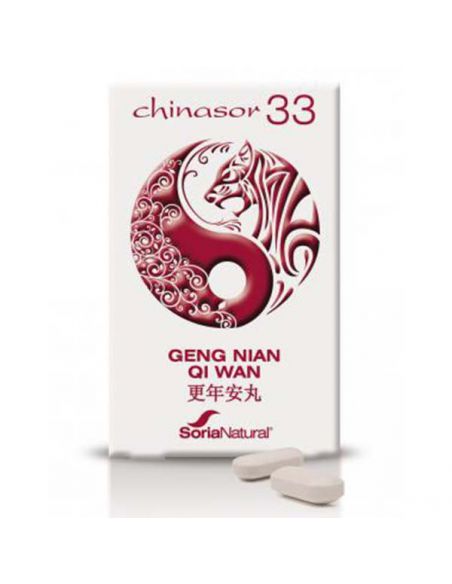 Chinasor 33 GENG NIAN QI WAN Soria Natural  - 30 comprimidos