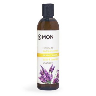 Champú Cabello Graso de Azufre y Lavanda Mon - 300 ml.