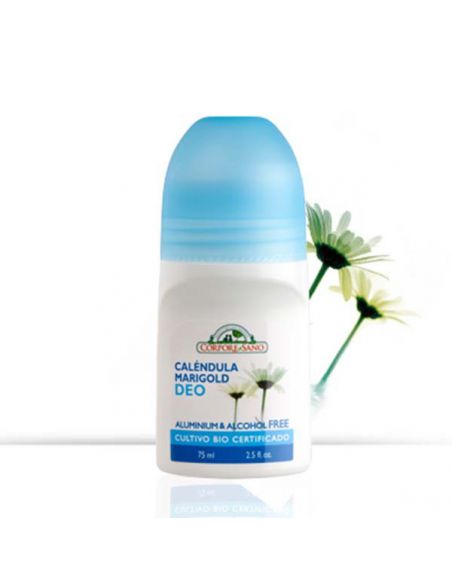 Desodorante Roll-on Caléndula Corpore Sano - 75 ml.