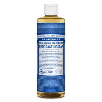 Jabón de Castilla Líquido de Menta Dr. Bronner´s - 59 ml.
