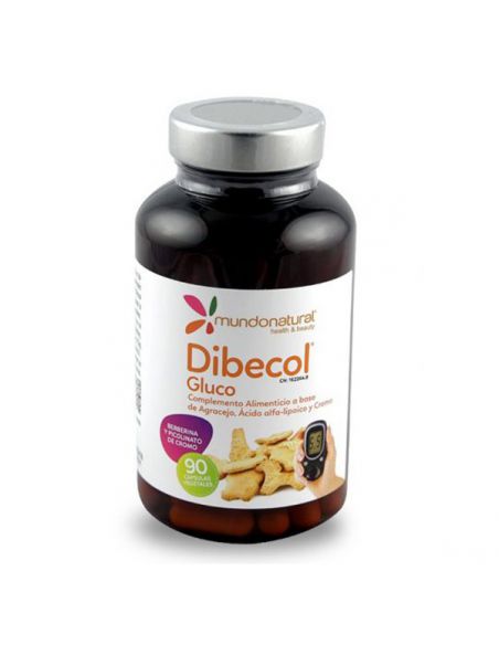 Dibecol Gluco Mundonatural - 90 cápsulas